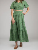 Beau & Ro Skirt The Abby Skirt | Green Foliage