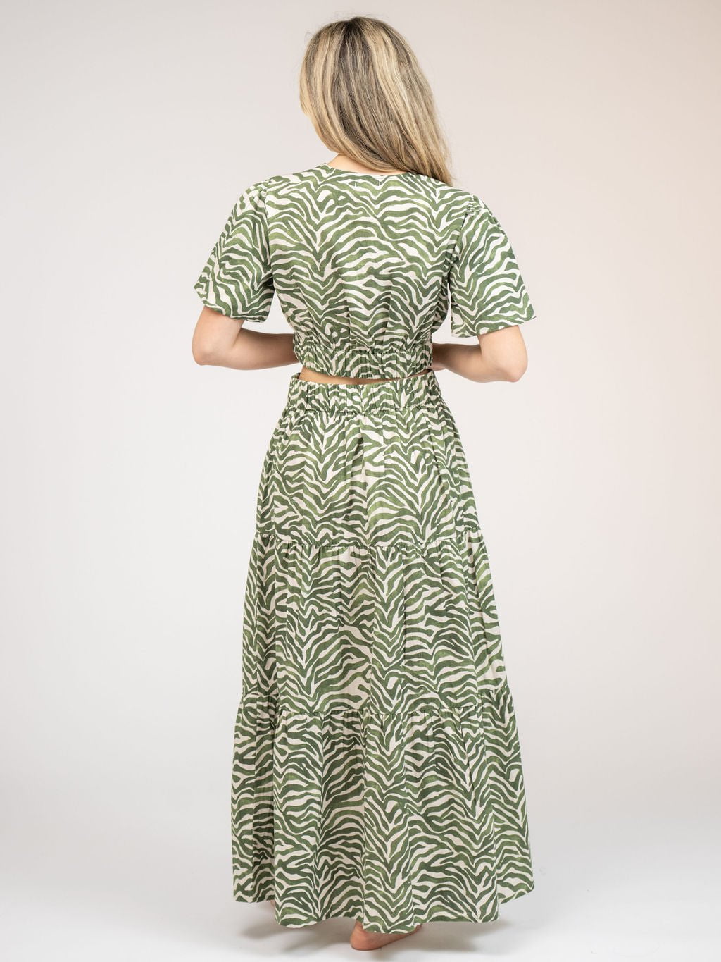 Beau & Ro Skirt The Abby Skirt | Green Zebra