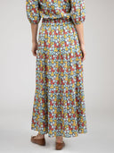 Beau & Ro Skirt The Abby Skirt | Multi Fall Garden