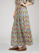Beau & Ro Skirt The Abby Skirt | Multi Fall Garden