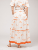 Beau & Ro Skirt The Abby Skirt | Orange Fish