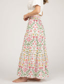 Beau & Ro Skirt The Abby Skirt | Pink Folk Flower
