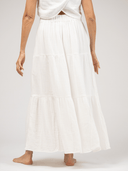 Beau & Ro Skirt The Abby Skirt | White Gauze