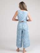 Beau & Ro Skirt The Beach Pant | Blue Shells