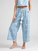 Beau & Ro Skirt The Beach Pant | Blue Shells