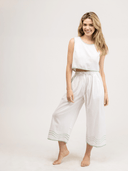 Beau & Ro Pant Small SAMPLE | The Beach Pant | White | Small