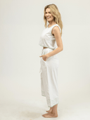 Beau & Ro Pant Small SAMPLE | The Beach Pant | White | Small