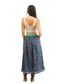 Beau & Ro Skirt The Prairie Skirt | Navy Peacock