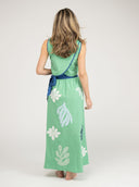 Beau & Ro Skirt The Sullivan Skirt | Green Aqua Appliqué