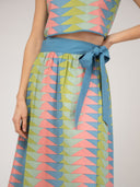 Beau & Ro Skirt The Sullivan Skirt | Rainbow Bagru Triangle