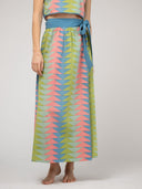 Beau & Ro Skirt The Sullivan Skirt | Rainbow Bagru Triangle
