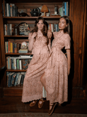 Beau & Ro Skirt The Trellis Skirt in Rose Autumn Stems