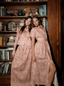 Beau & Ro Skirt The Trellis Skirt in Rose Autumn Stems