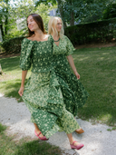 Beau & Ro Skirt The Veda Skirt in Jaipur Green