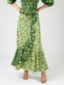 Beau & Ro Skirt The Veda Skirt in Jaipur Green
