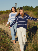 Beau & Ro Sweater Charleston Sweater in Navy Stripe