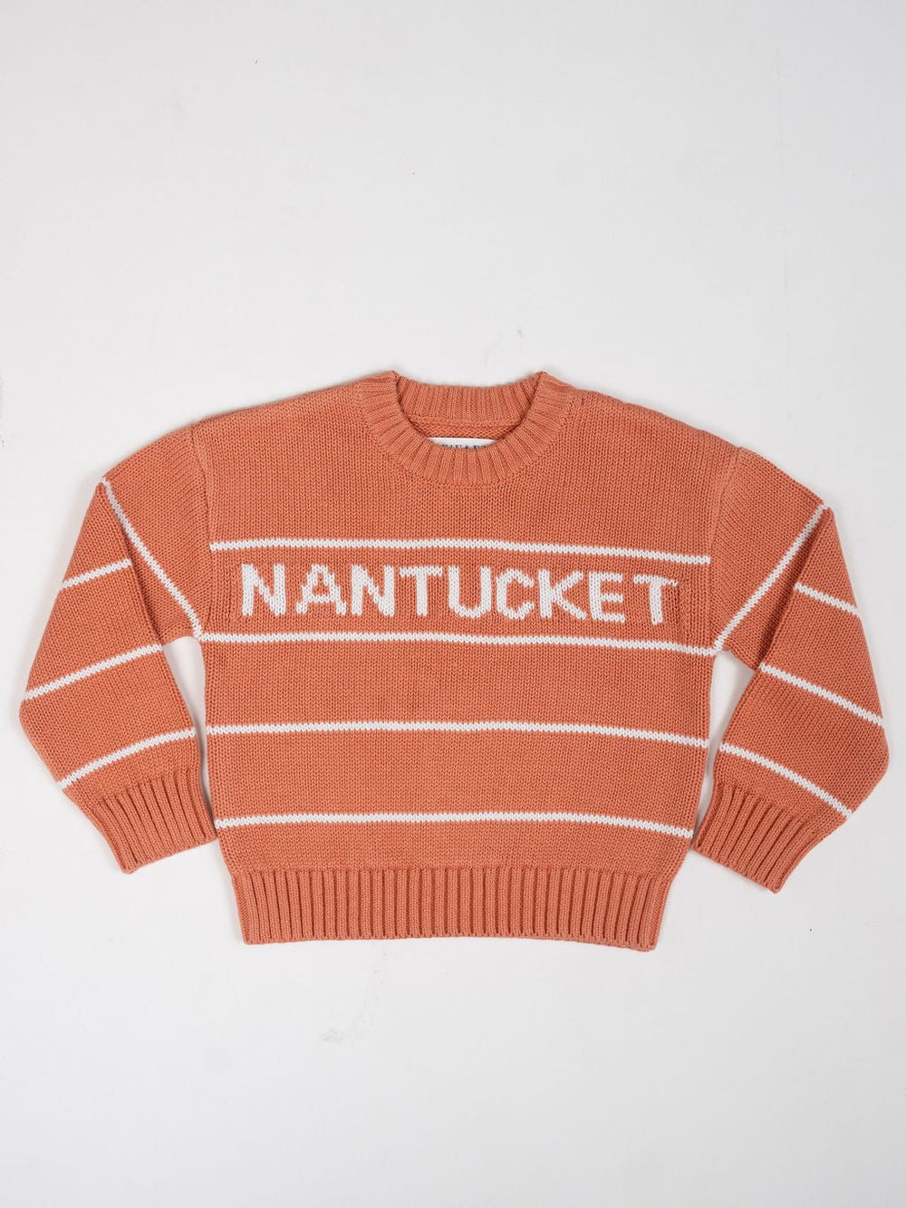 Beau & Ro Sweater Kids Nantucket Sweater in Nantucket Red Stripe