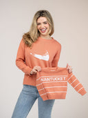 Beau & Ro Sweater Kids Nantucket Sweater in Nantucket Red Stripe