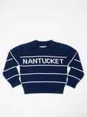 Beau & Ro Sweater Kids Nantucket Sweater in Navy Stripe