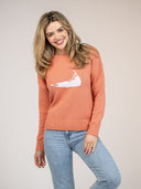 Beau & Ro Sweater Nantucket Island Sweater in Nantucket Red