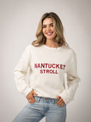 Beau & Ro Sweater Nantucket Stroll Crewneck Sweatshirt