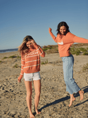 Beau & Ro Sweater Nantucket Sweater in Nantucket Red Stripe