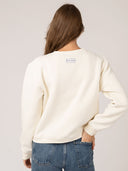 Beau & Ro Sweater White Nantucket Fish Crewneck Sweatshirt
