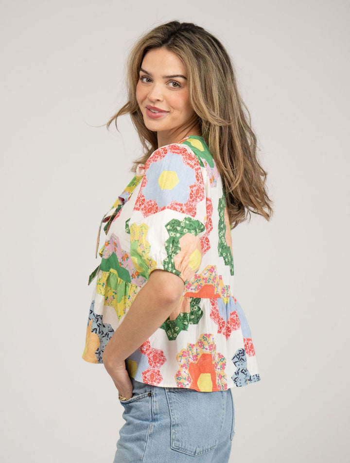 Beau & Ro Top Kit Made Top | White Grandmother's Garden