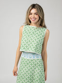 Beau & Ro Top Nina Top in Lawn