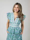 Beau & Ro Top Riya Top in Ocean