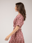 Beau & Ro Top Small SAMPLE | The Abby Top | Pink Flower Check | Small