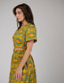 Beau & Ro Top The Abby Top | Eco Yellow Ikat