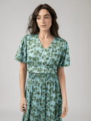 Beau & Ro Top The Abby Top in Blue Wiley Floral