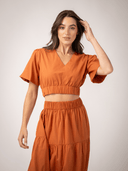 Beau & Ro Top The Abby Top | Persimmon