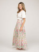 Beau & Ro Top The Abby Top | Pink Folk Flower