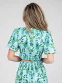 Beau & Ro Top The Abby Top | Turquoise Leopard Love