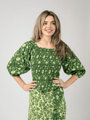 Beau & Ro Top The Avi Top in Jaipur Green