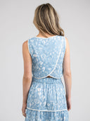Beau & Ro Top The Beach Tank | Blue Shells