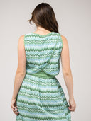 Beau & Ro Top The Beach Tank | Green Wave