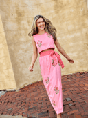 Beau & Ro Top The Beach Tank | Pink Fleur
