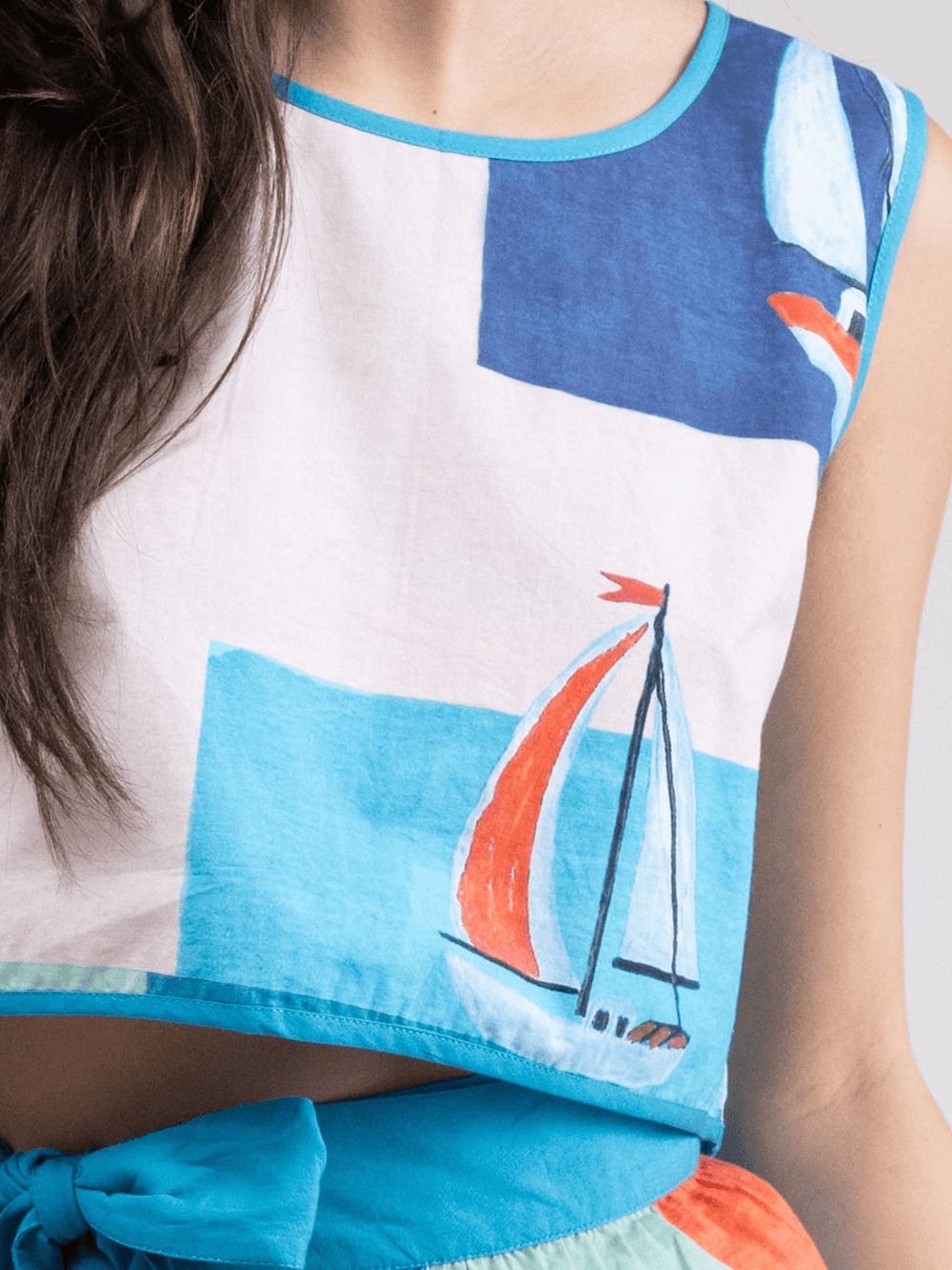 Beau & Ro Dress Small SAMPLE | The Beach Tank | Sail Away | Small