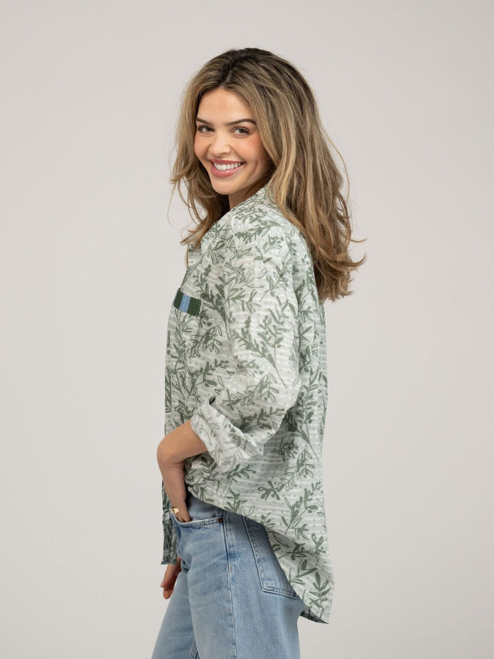 Beau & Ro Top The Big Shirt | Olive Branch