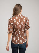 Beau & Ro Top The Lily Top | Chocolate Flower