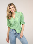 Beau & Ro Top The Lily Top | Fern Jaipur Floral