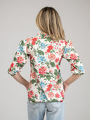 Beau & Ro Top The Lily Top | Ivory Fancy Flower