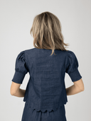 Beau & Ro Top The Louisa Top in Indigo