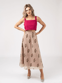 Beau & Ro Top The Markey Tank in Fuchsia