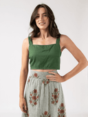 Beau & Ro Top The Markey Tank in Green