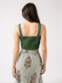 Beau & Ro Top The Markey Tank in Green