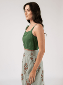 Beau & Ro Top The Markey Tank in Green
